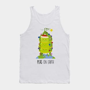 Peas on Earth Cute Pea Pun T-shirt Tank Top